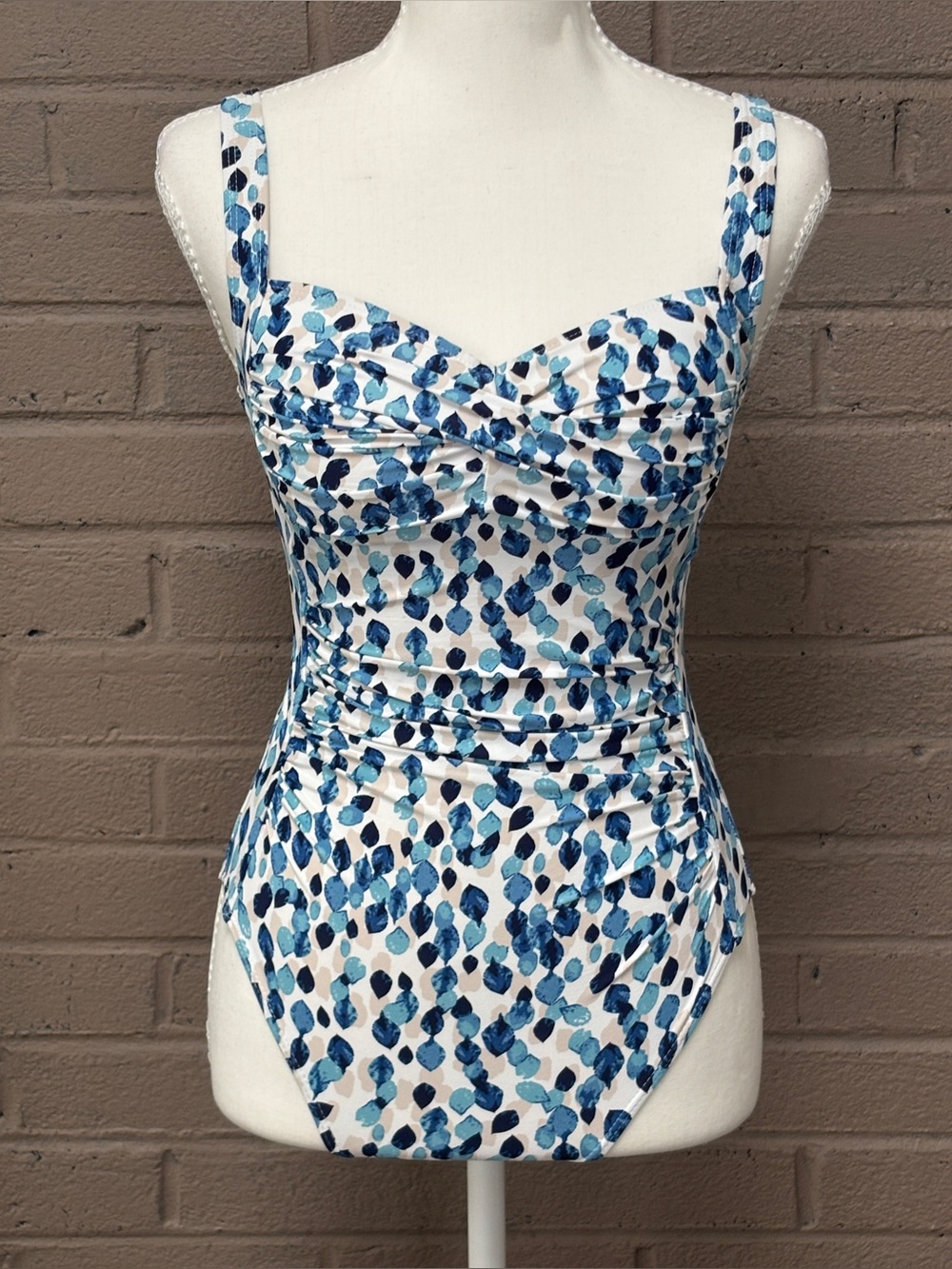 Niptuck blue petal one piece swimsuit 4